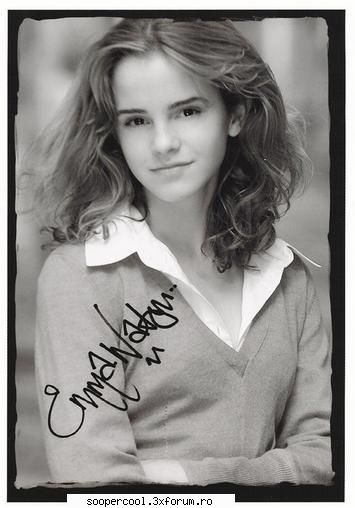 poze poze iar poze herry potter hermione autograf